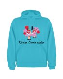 Sudadera verde agua