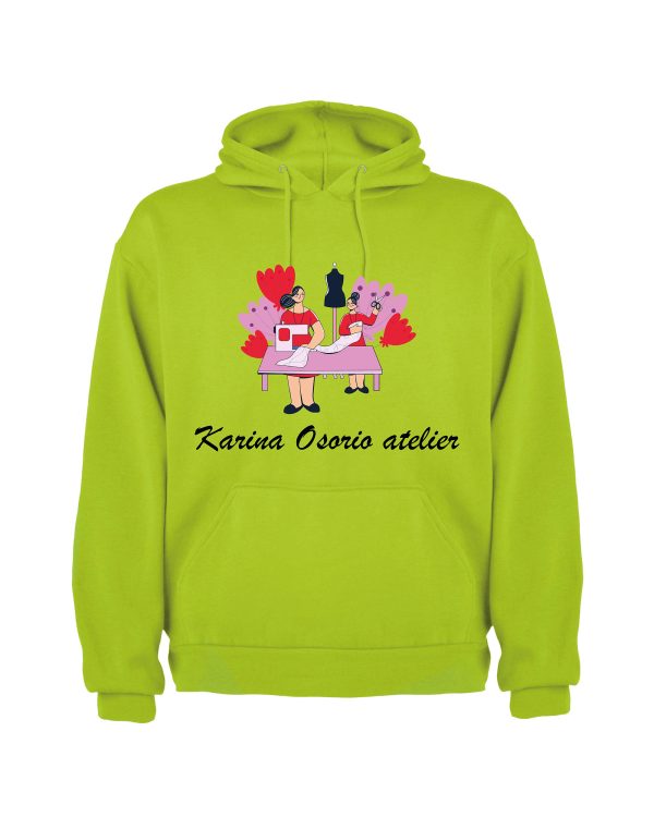 Sudadera verde manzana